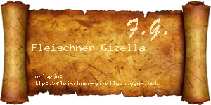 Fleischner Gizella névjegykártya
